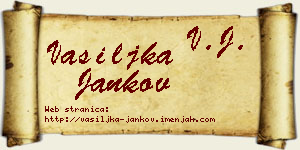 Vasiljka Jankov vizit kartica